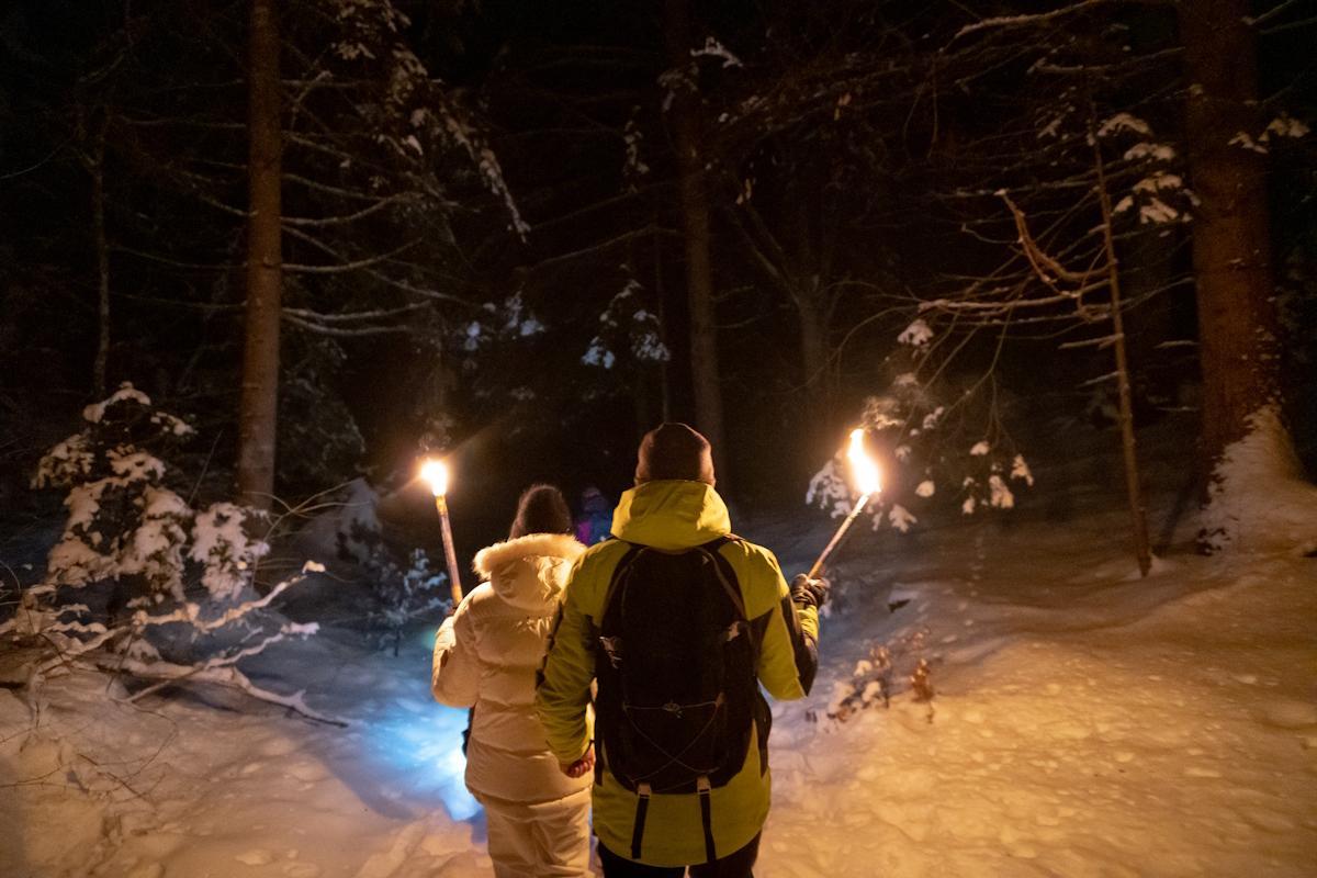 Fiaccolata nel bosco_Ph. Frizzera