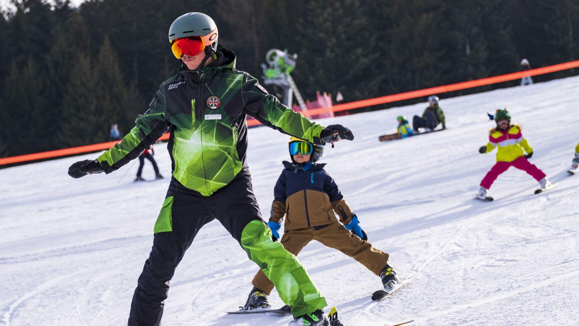 Sciare in Trentino con i bambini