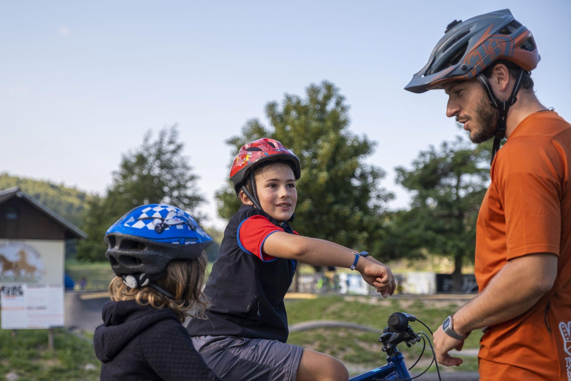 Vacanza in bicicletta in famiglia